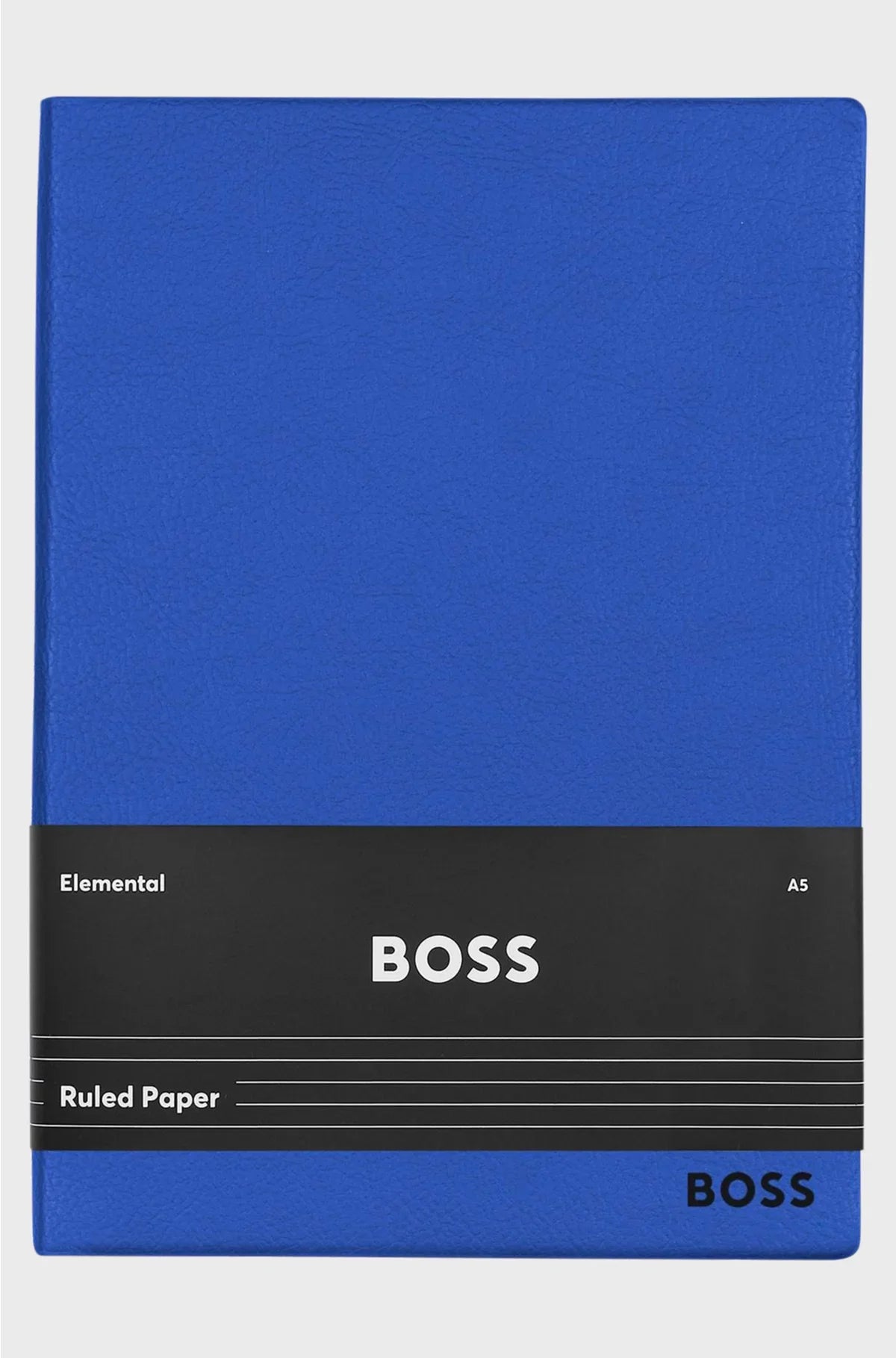 A5 NOTEBOOK IN BLUE FAUX LEATHER