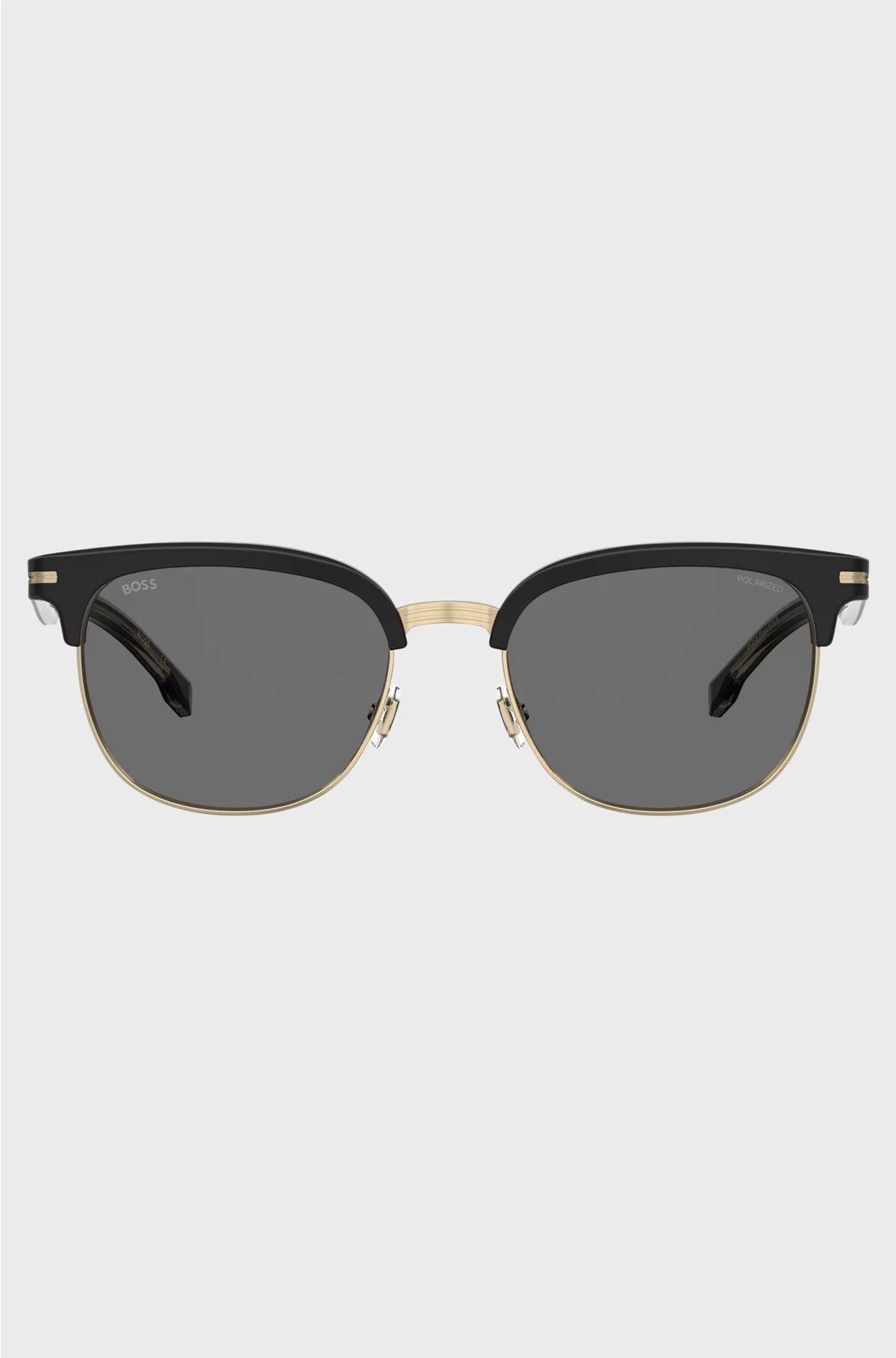 BLACK SUNGLASSES WITH GOLD-TONE DETAILS