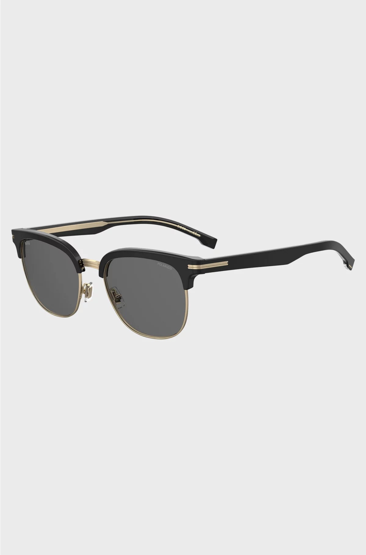BLACK SUNGLASSES WITH GOLD-TONE DETAILS