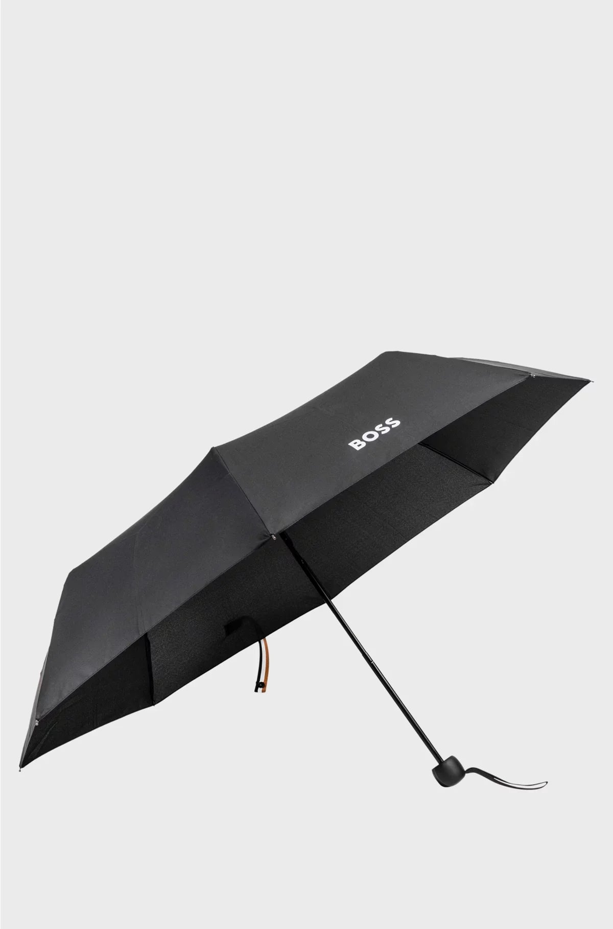 MINI UMBRELLA WITH SIGNATURE-STRIPE CLOSING STRAP