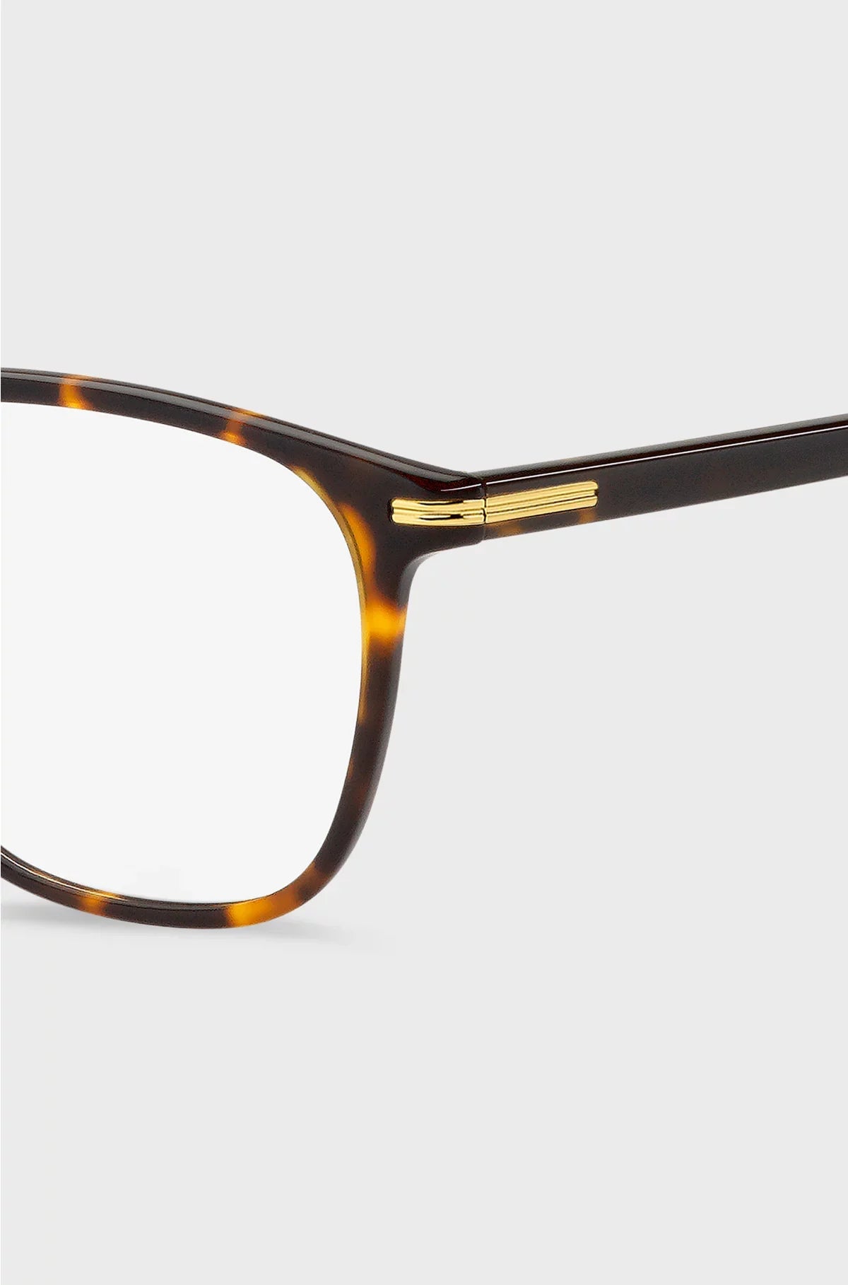 HAVANA-ACETATE OPTICAL FRAMES WITH GOLD-TONE HARDWARE
