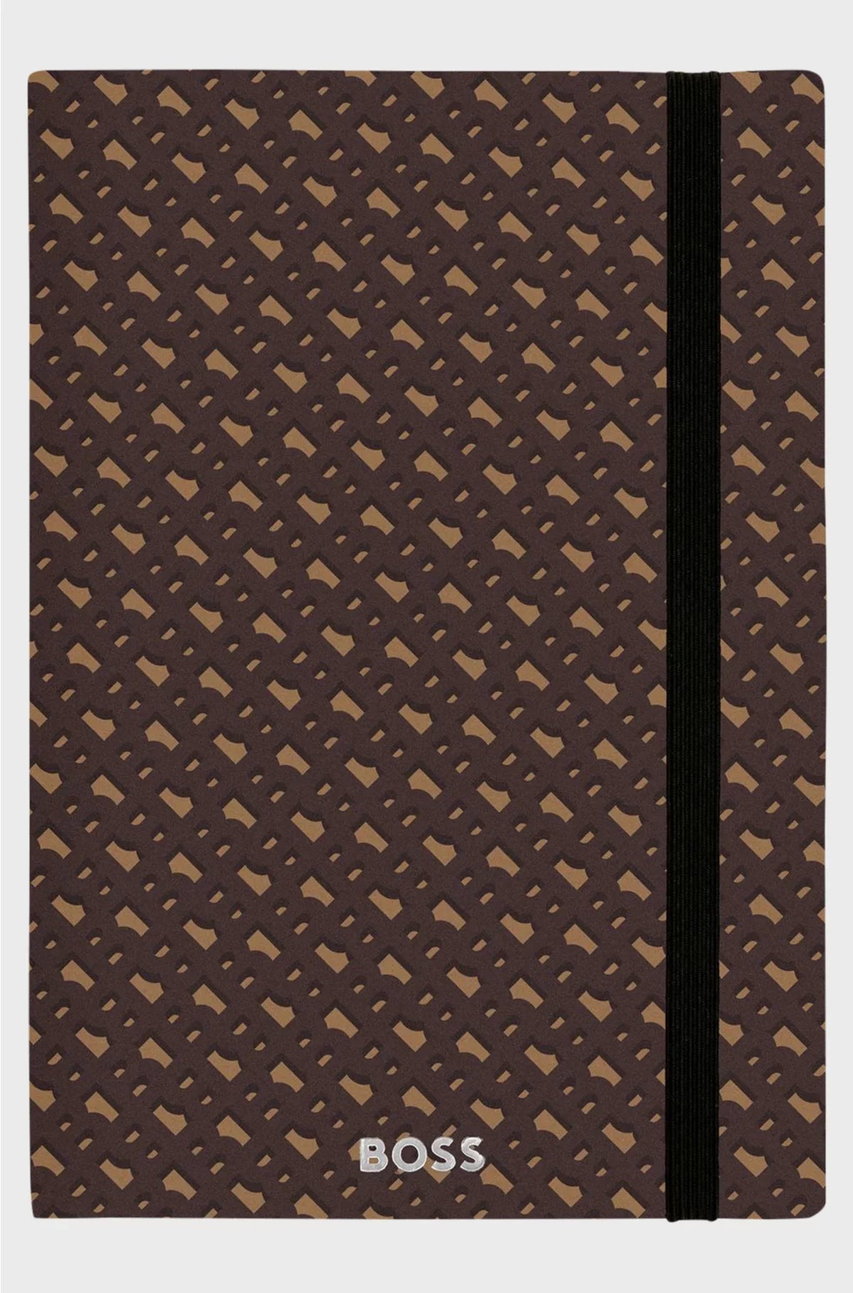 A5 MONOGRAM-PATTERN NOTEBOOK AND BALLPOINT PEN SET