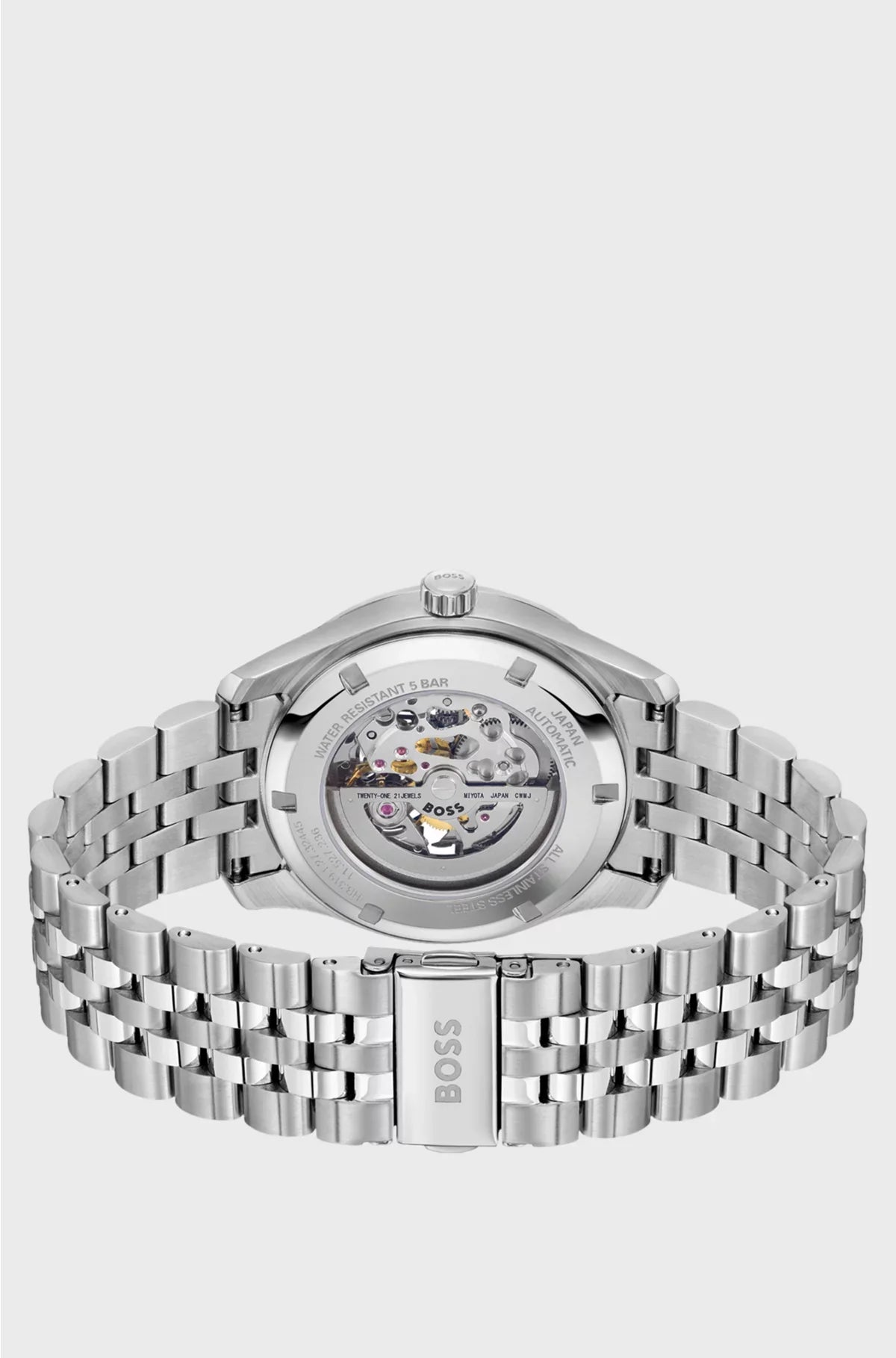 PRINCIPLE STAINLESS-STEEL AUTOMATIC WATCH WITH SKELETON DIAL