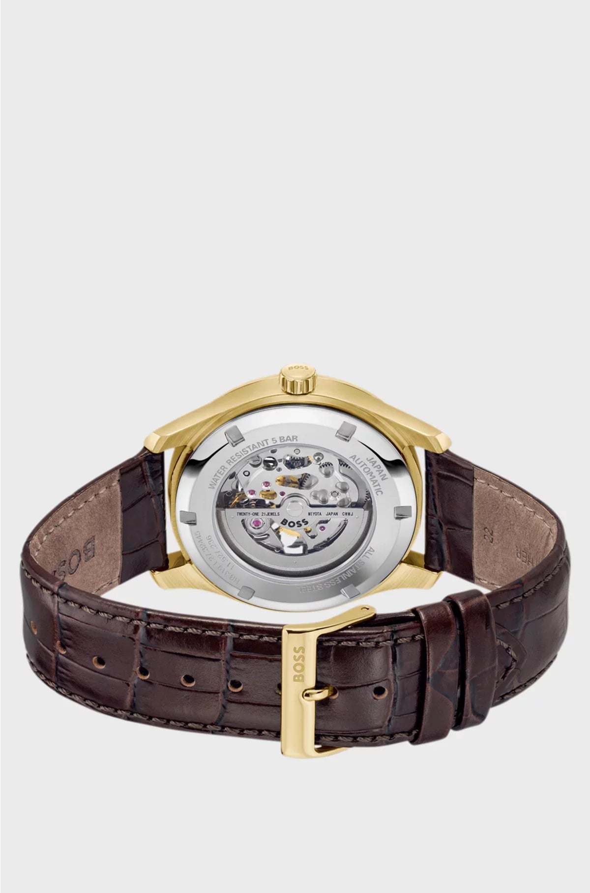 OROLOGIO AUTOMATICO PRINCIPIA SKELETON COLOR ORO CON QUADRANTE A SCHELETRO