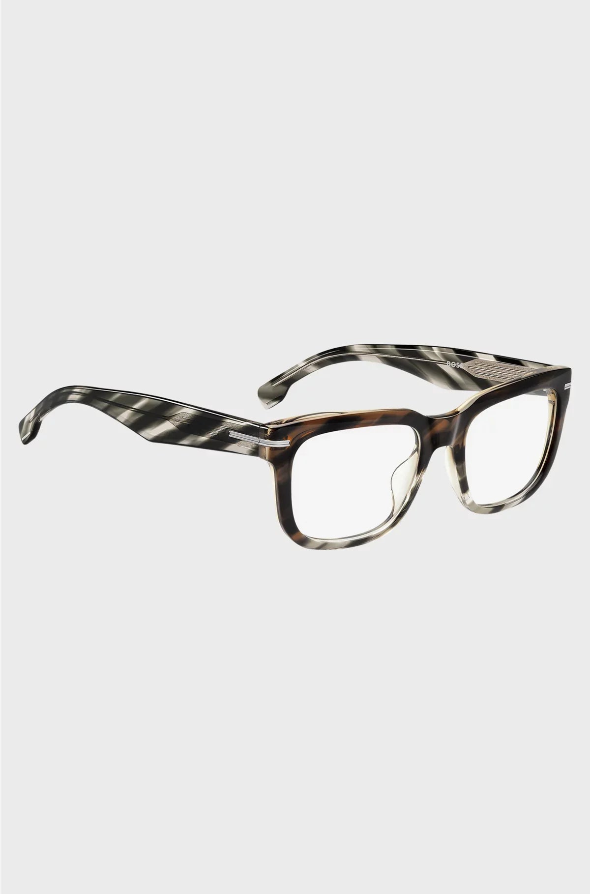 PATTERNED-ACETATE OPTICAL FRAMES WITH TEMPLE LOGO