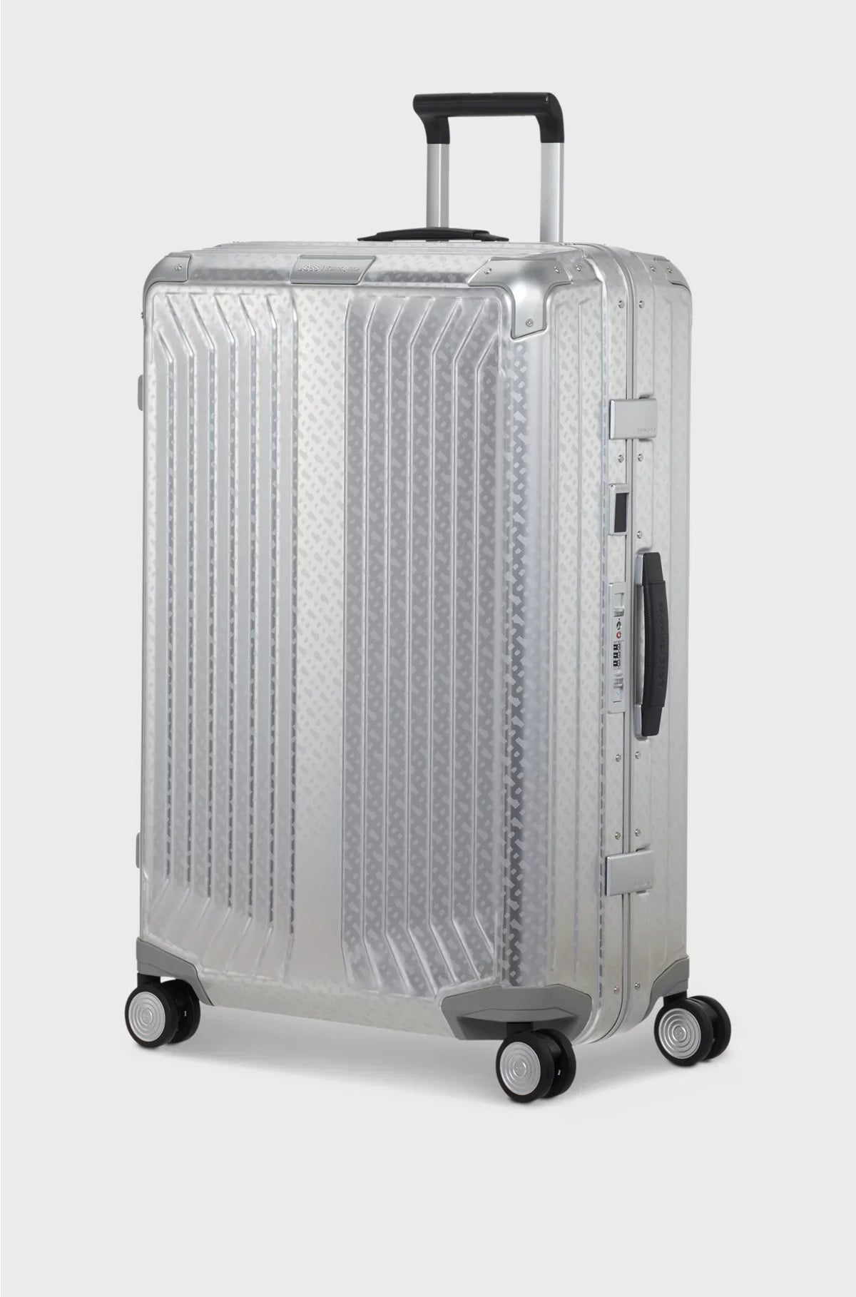 SILVER ALUMINIUM SUITCASE 76CM