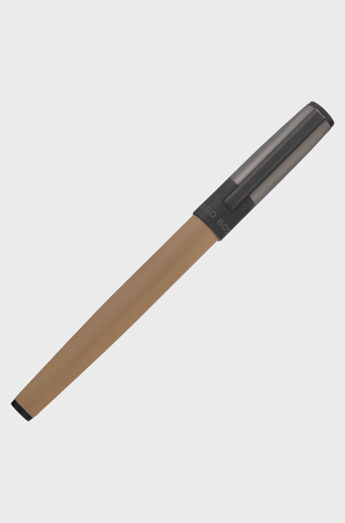 CAMEL-BARREL ROLLERBALL PEN WITH LOGO CAP