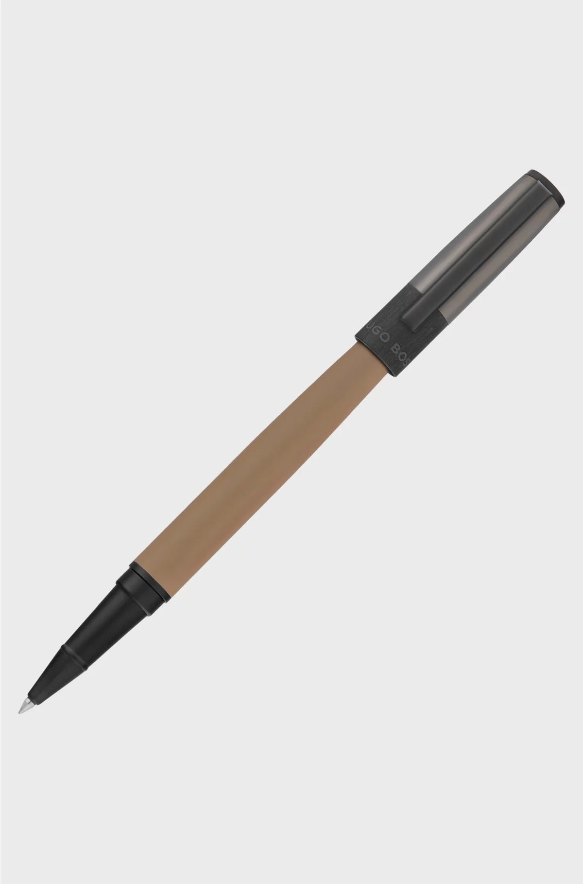 CAMEL-BARREL ROLLERBALL PEN WITH LOGO CAP