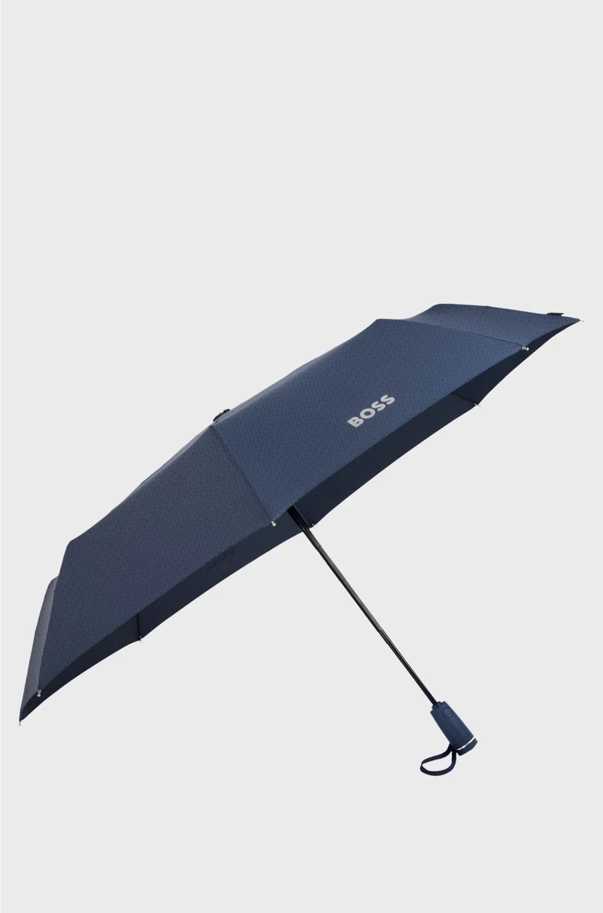 MONOGRAM-CANOPY POCKET UMBRELLA IN NAVY