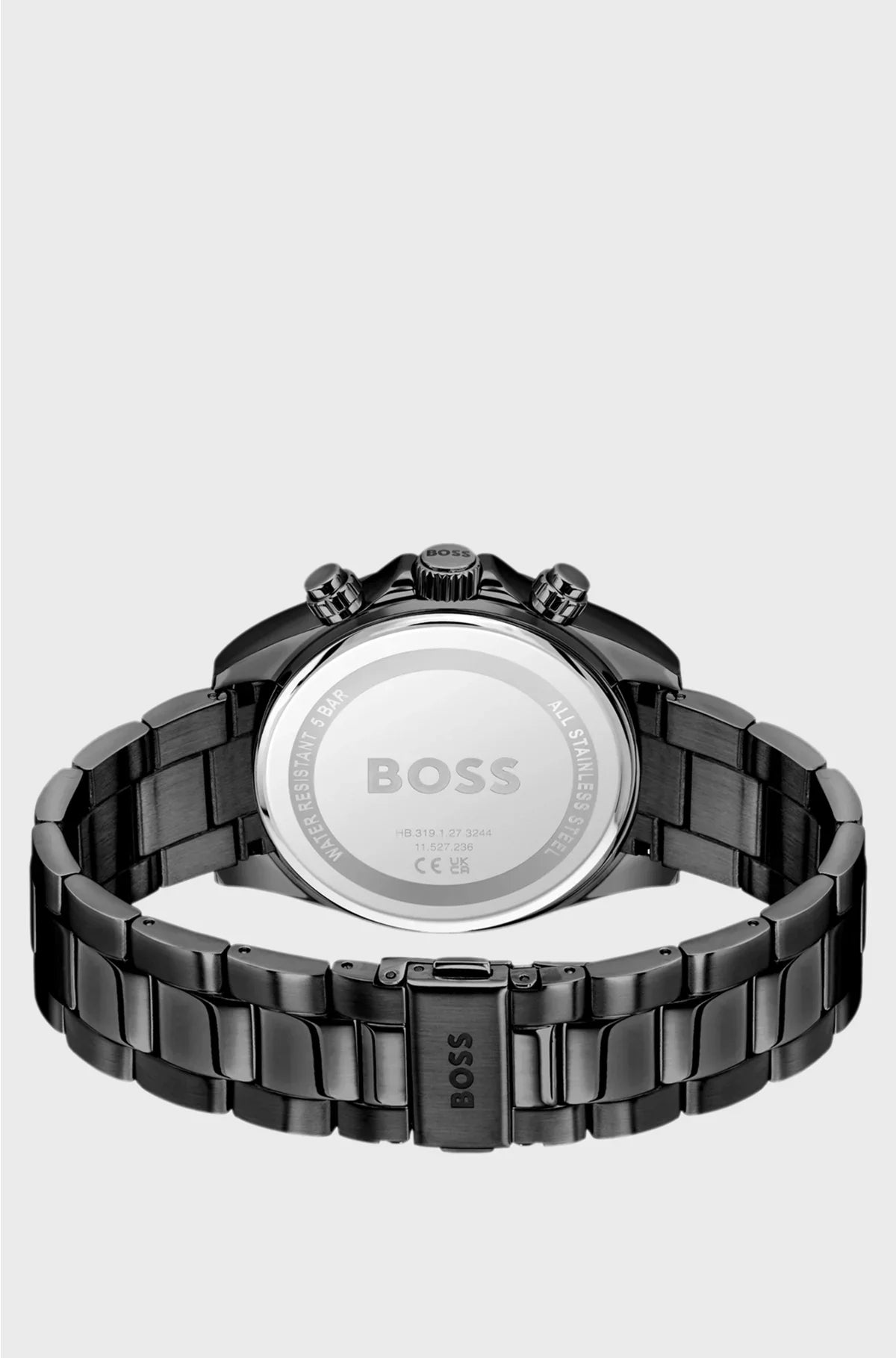 HERO 2.0 BLACK-DIAL CHRONOGRAPH WATCH WITH TONAL BRACELET