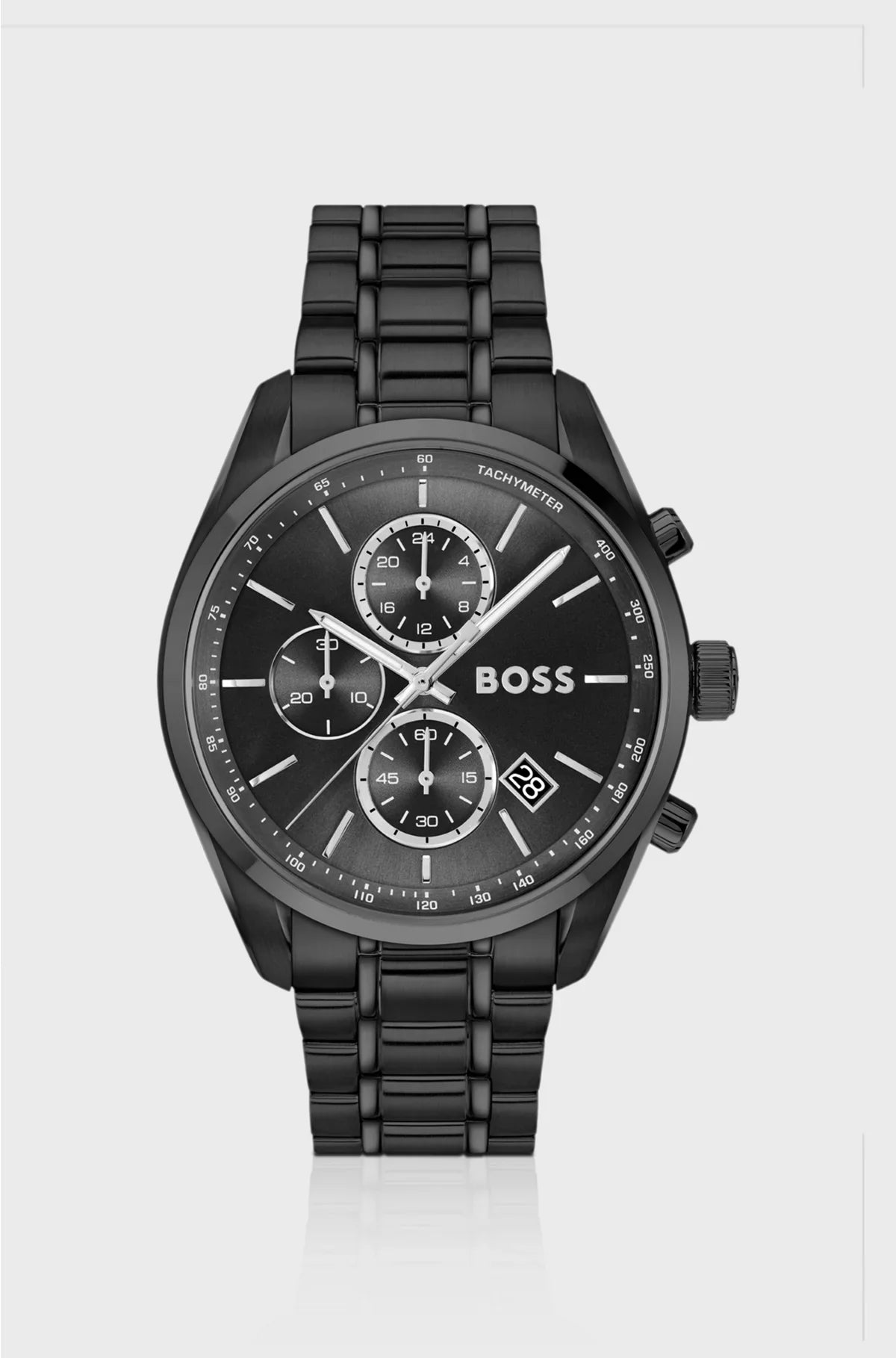 OROLOGIO CON QUADRANTE TONALE E PLACCATURA NERA