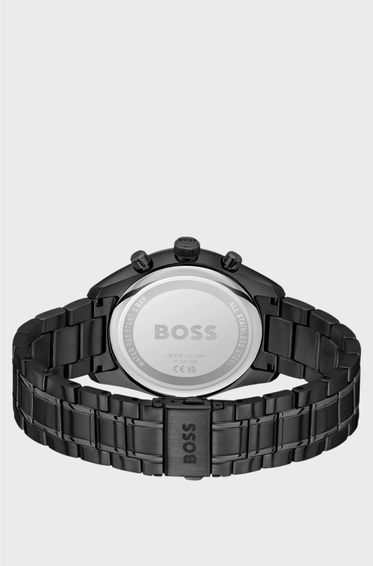 OROLOGIO CON QUADRANTE TONALE E PLACCATURA NERA