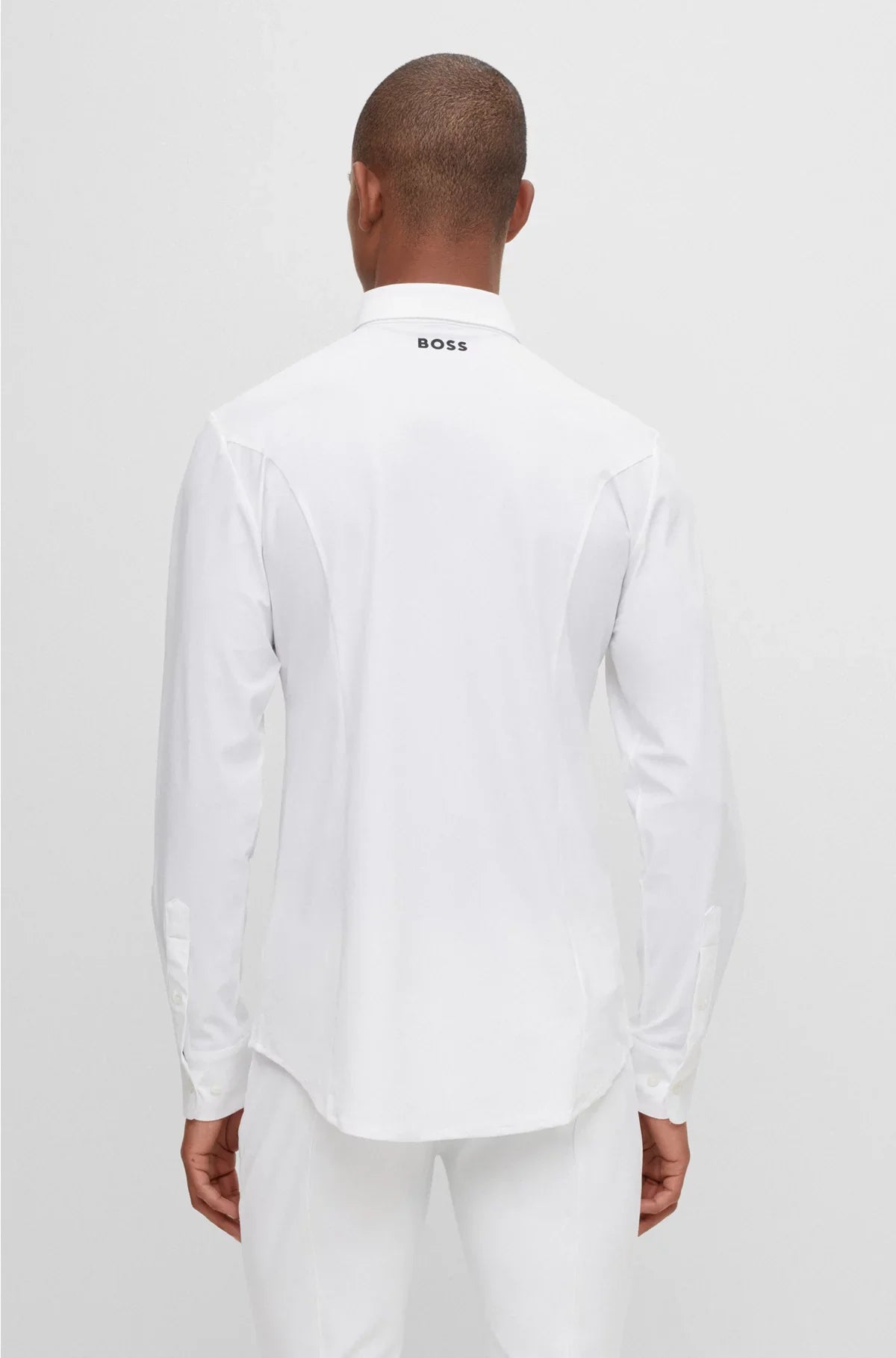 CAMICIA DA CONCORSO SLIM FIT IN TESSUTI MISTI