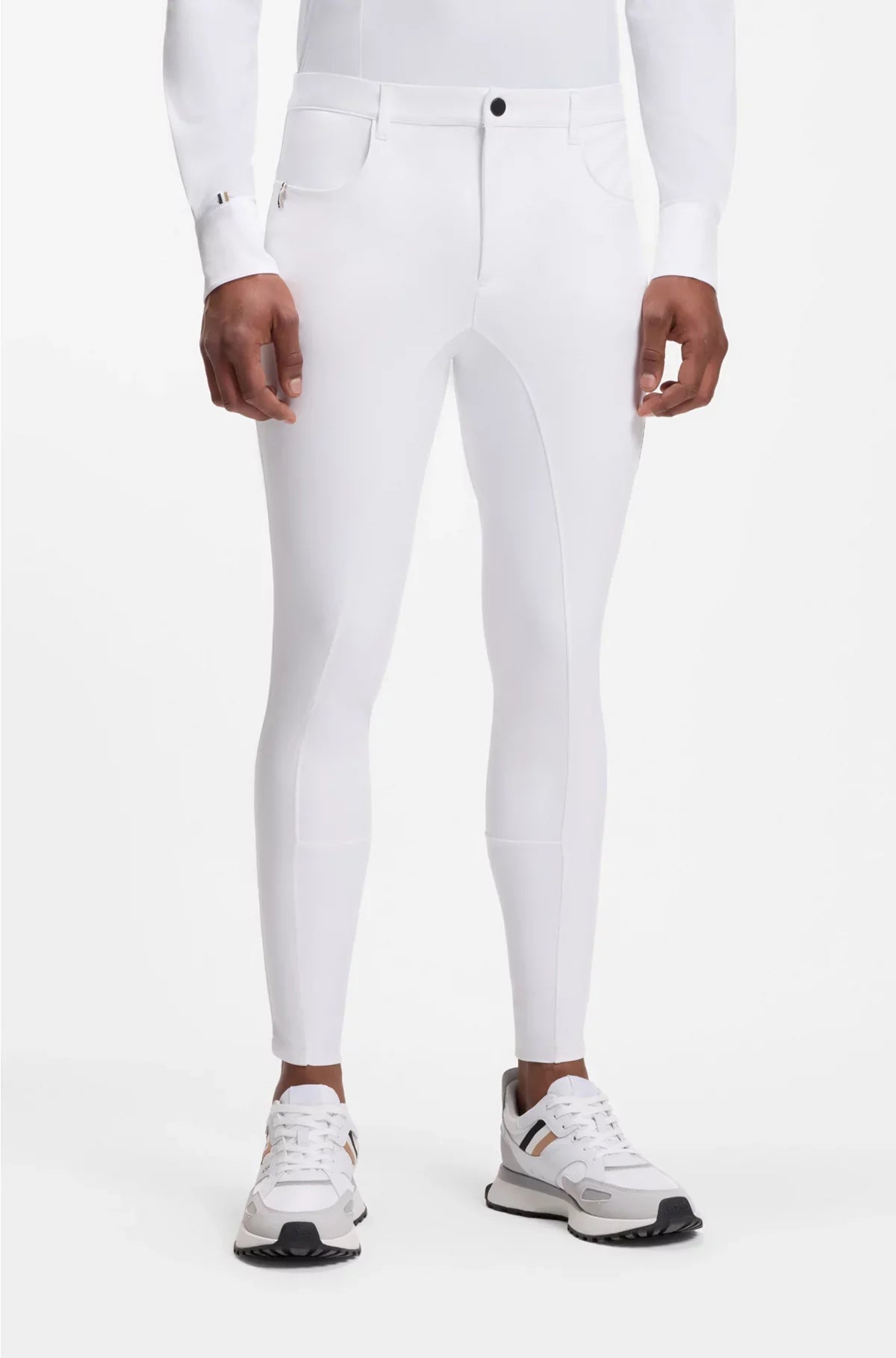 EQUESTRIAN FULL-GRIP BREECHES IN POWER-SPORT FABRIC