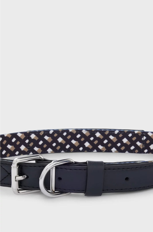 COLLARE PER CANE CON PARTI METALLICHE