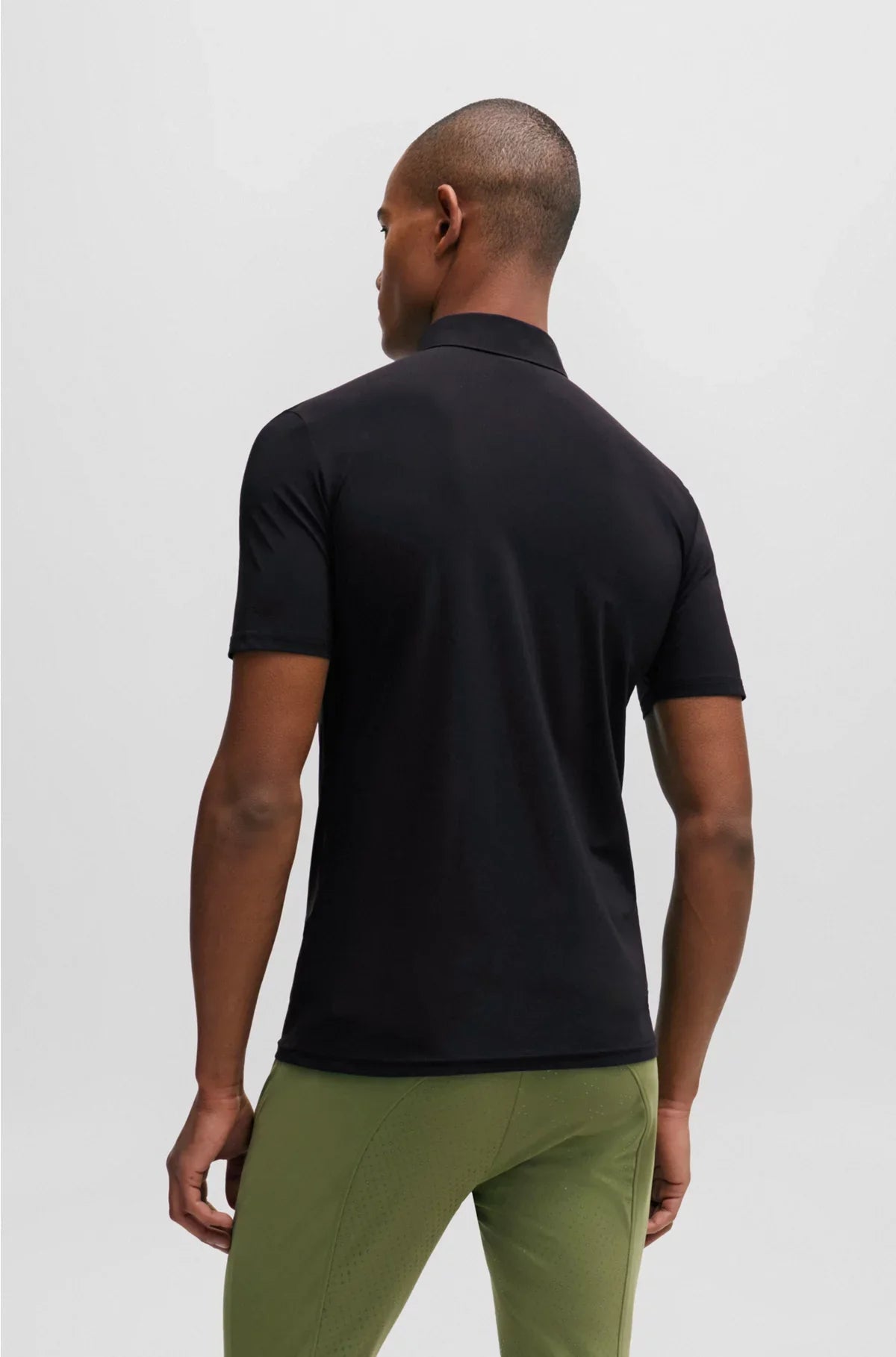 EQUESTRIAN TRAINING SHIRT WITH SIGNATURE LOGO PATCH