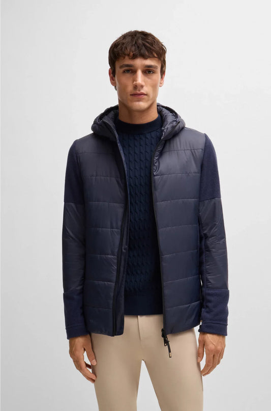 EQUESTRIAN WATER-REPELLENT JACKET WITH FLEECE DETAILS