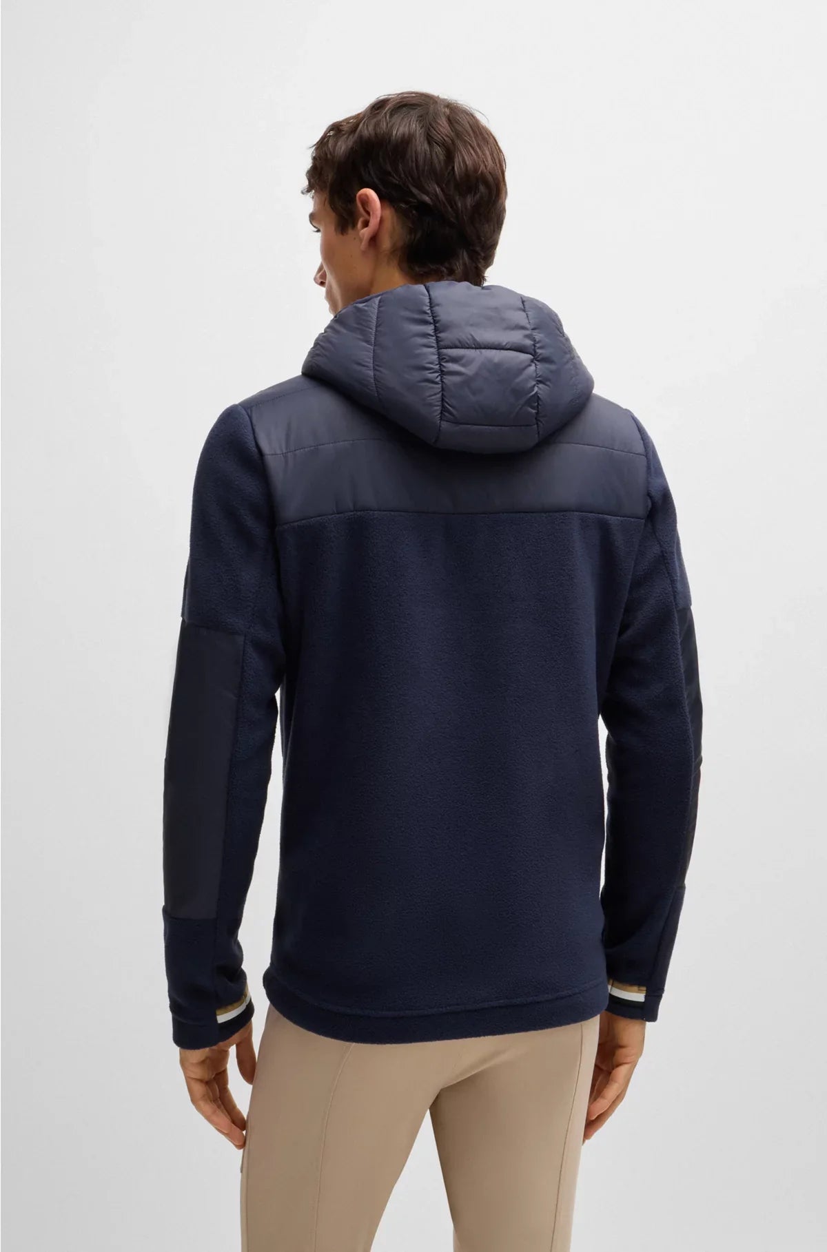 EQUESTRIAN WATER-REPELLENT JACKET WITH FLEECE DETAILS