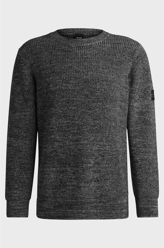 MAGLIONE DA EQUITAZIONE IN MAGLIA MÉLANGE