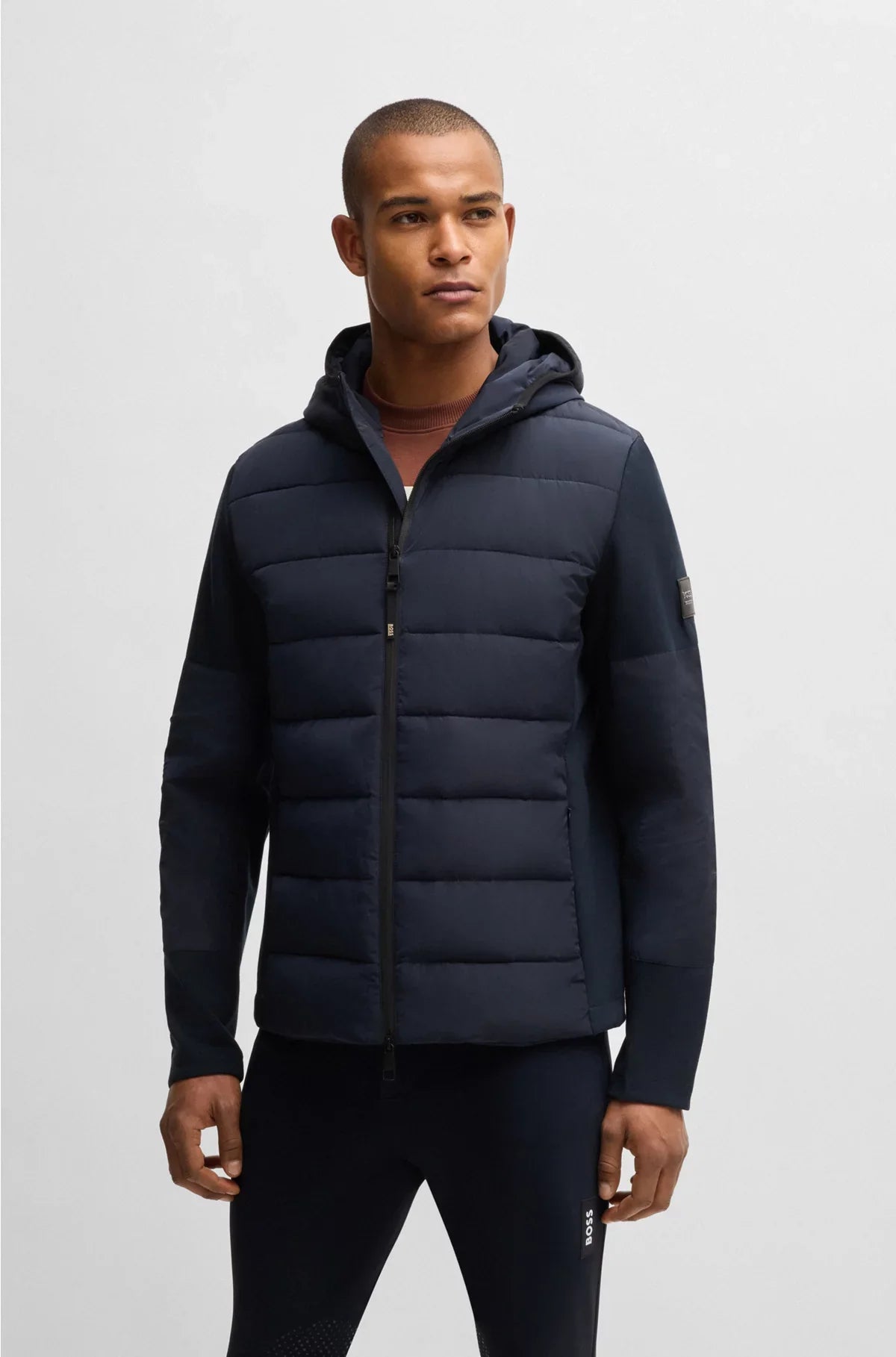 EQUESTRIAN WATER-REPELLENT HYBRID PADDED JACKET