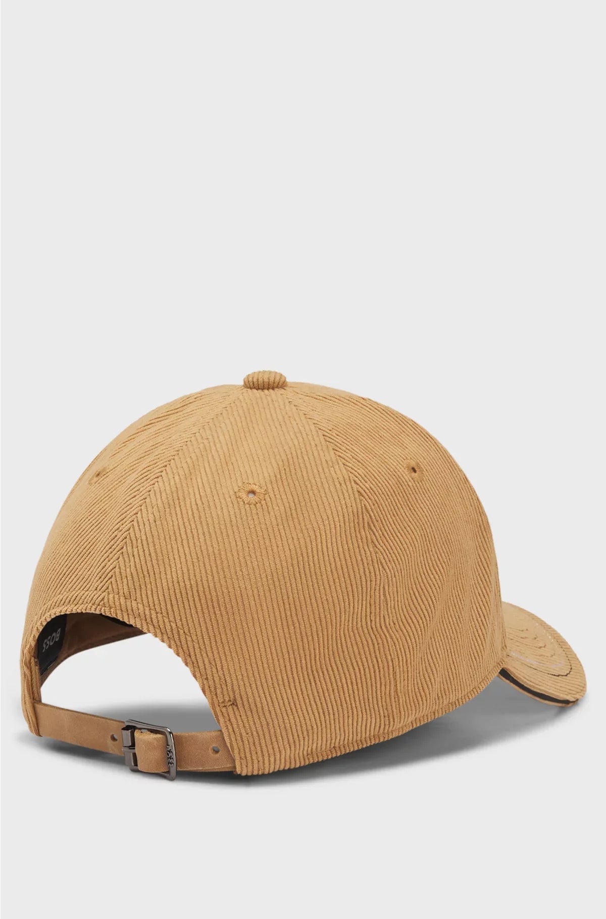 CAPPELLO DA EQUITAZIONE CON LOGO RICAMATO IN VELLUTO A COSTINE DI COTONE