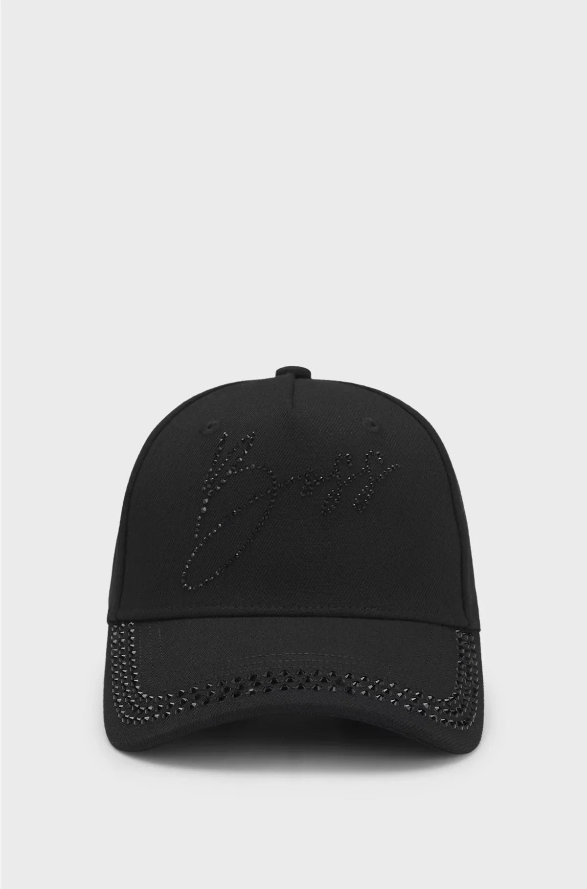 EQUESTRIAN CAP WITH CRYSTAL LOGO