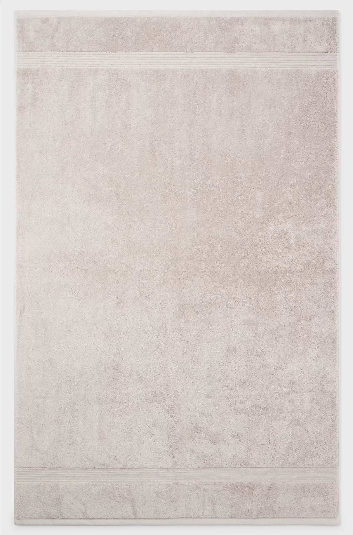 BEIGE AEGEAN-COTTON BATH SHEET WITH TONAL LOGO