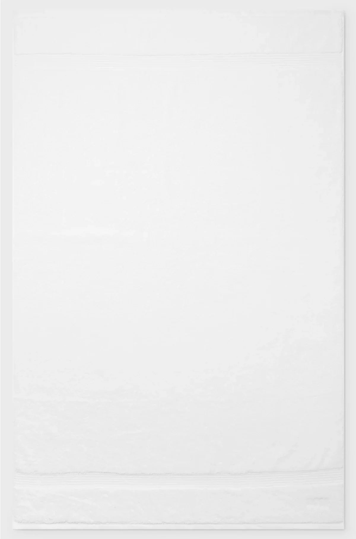 LOGO-EMBROIDERED BATH SHEET IN AEGEAN COTTON