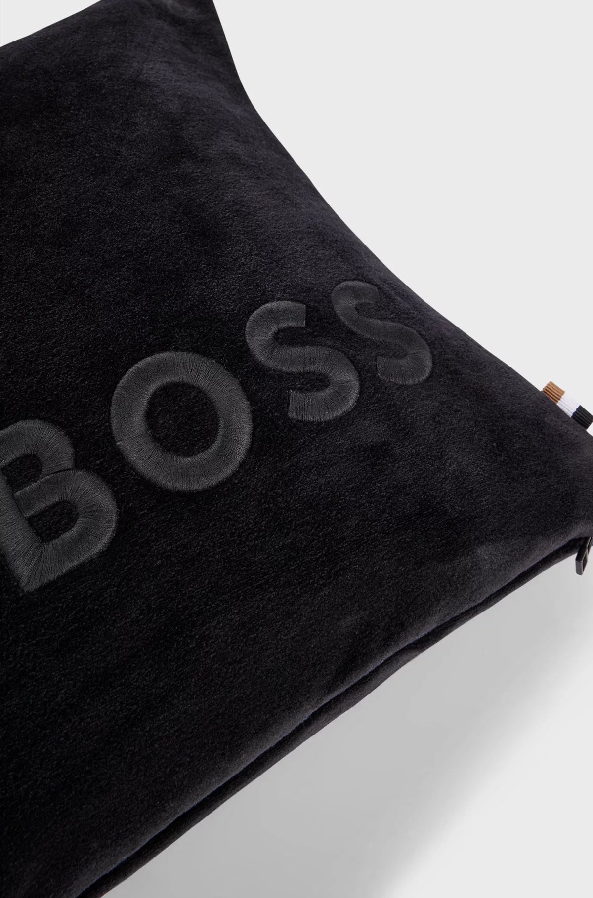 LOGO-EMBROIDERED CUSHION COVER IN A COTTON BLEND