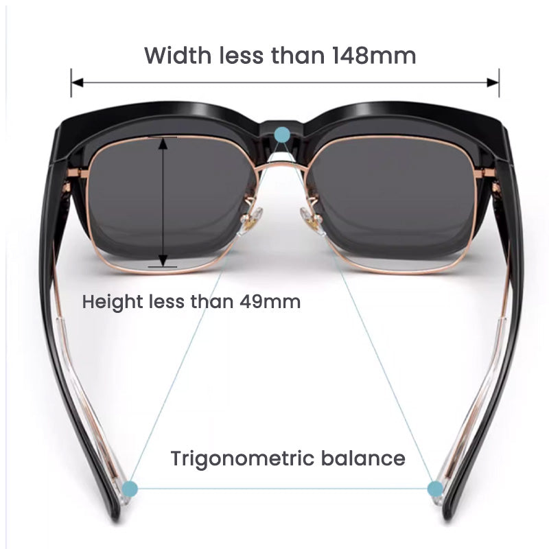 Occhiali da sole polarizzati con protezione UV a doppio uso (50% DI SCONTO)