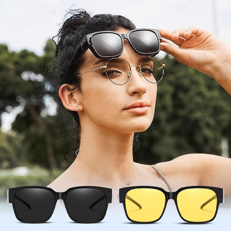 Occhiali da sole polarizzati con protezione UV a doppio uso (50% DI SCONTO)