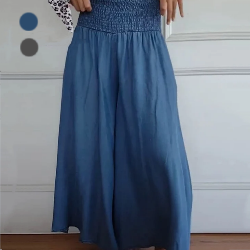🔥Hot Sale 🔥 Women's Trendy High Waist Wide Leg Jeans with Pockets
