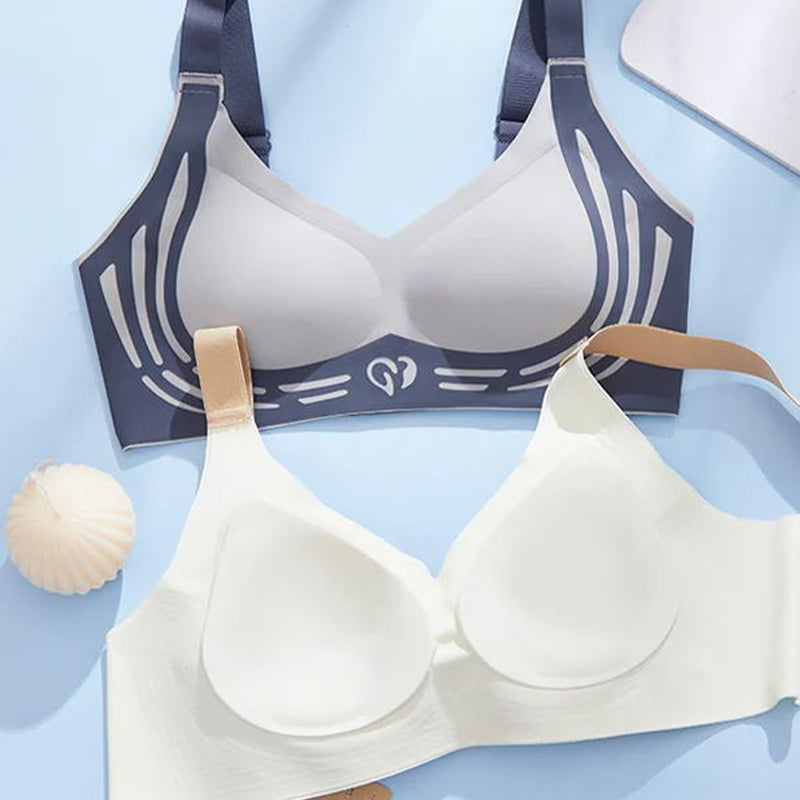 Reggiseno push-up senza cuciture e senza ferretti, anti-cedimento