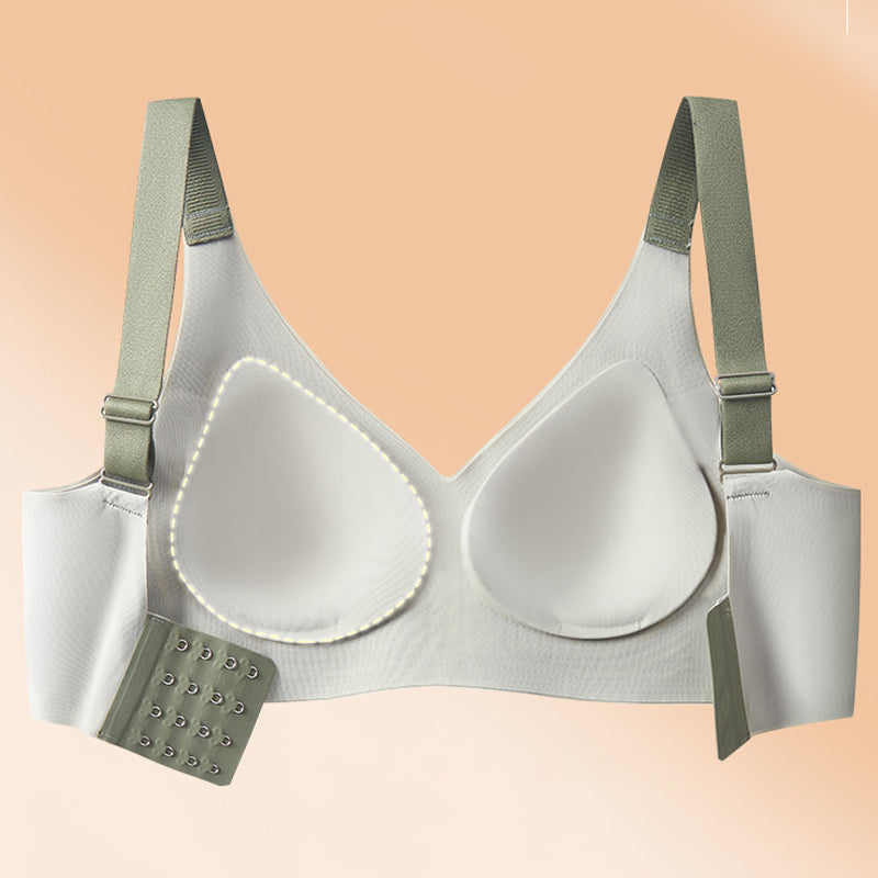 Reggiseno push-up senza cuciture e senza ferretti, anti-cedimento