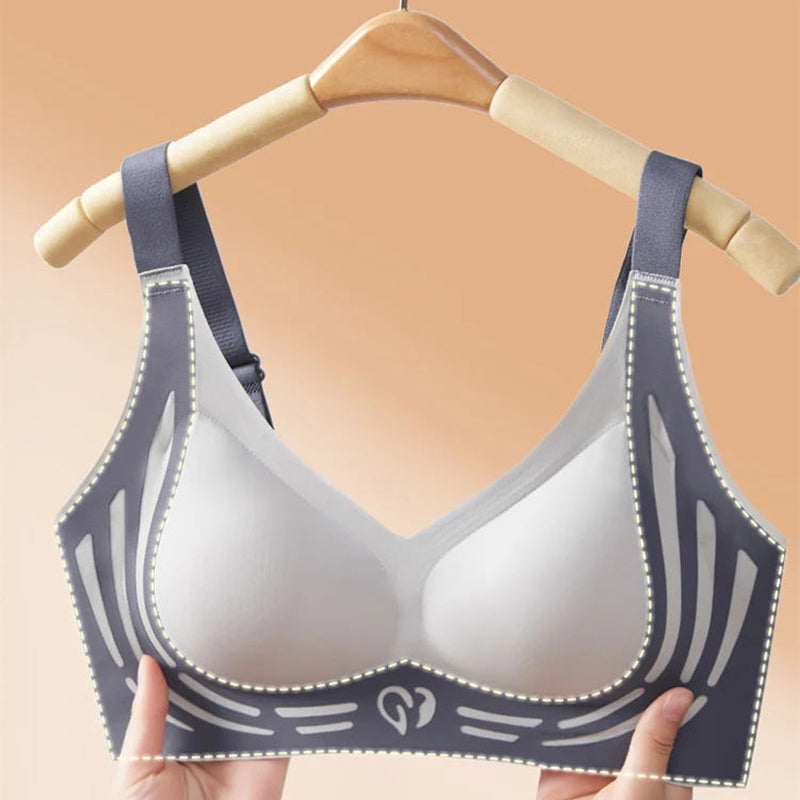 Reggiseno push-up senza cuciture e senza ferretti, anti-cedimento