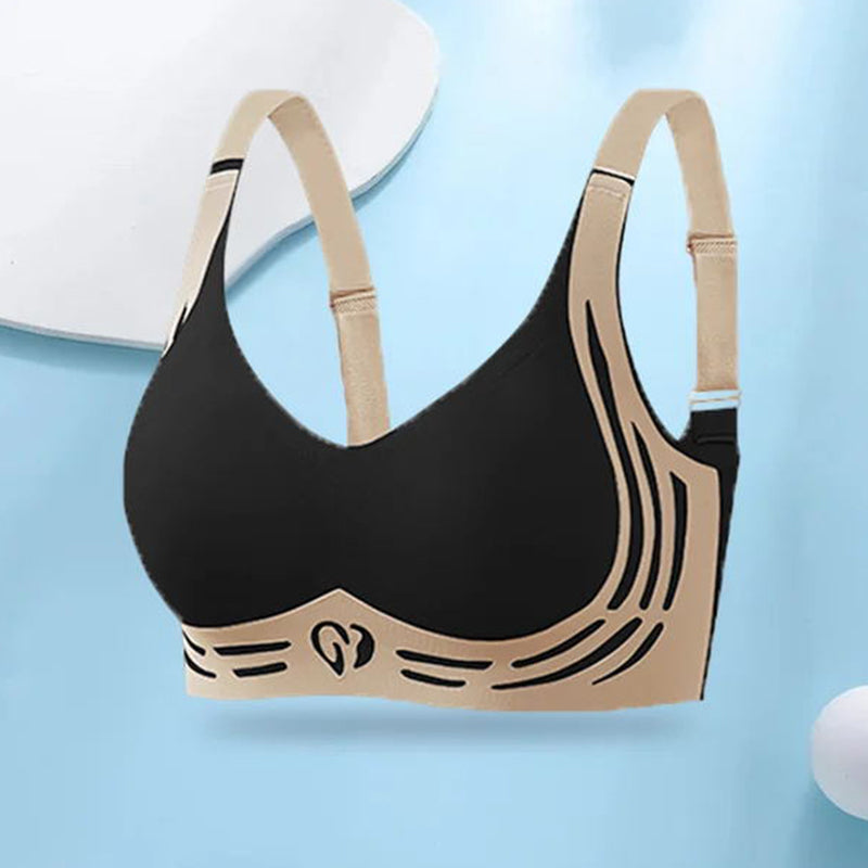 Reggiseno push-up senza cuciture e senza ferretti, anti-cedimento