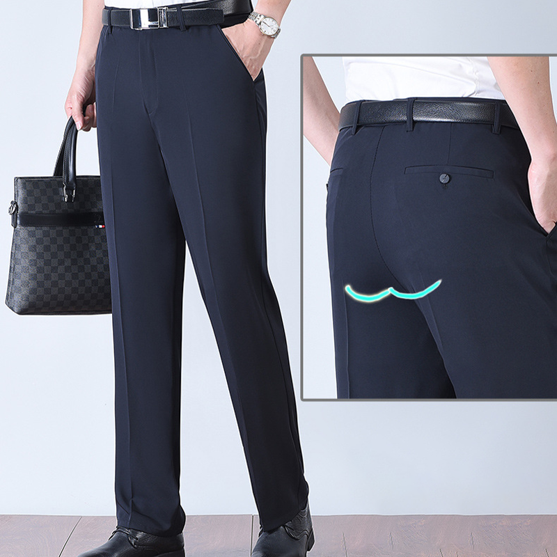 ❄️👖Pantaloni da Uomo in Seta Ghiaccio ad Asciugatura Rapida