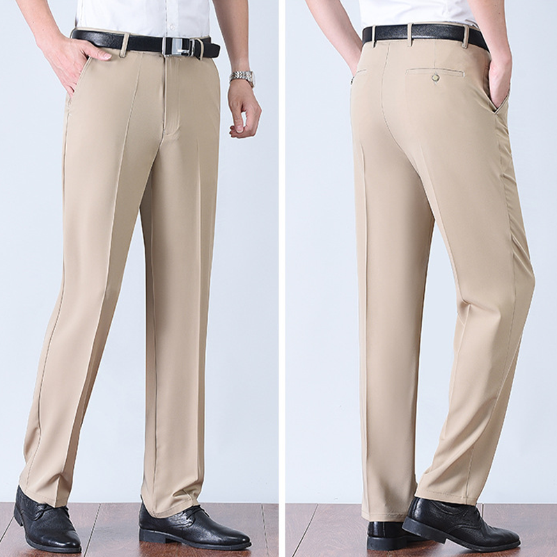 ❄️👖Pantaloni da Uomo in Seta Ghiaccio ad Asciugatura Rapida