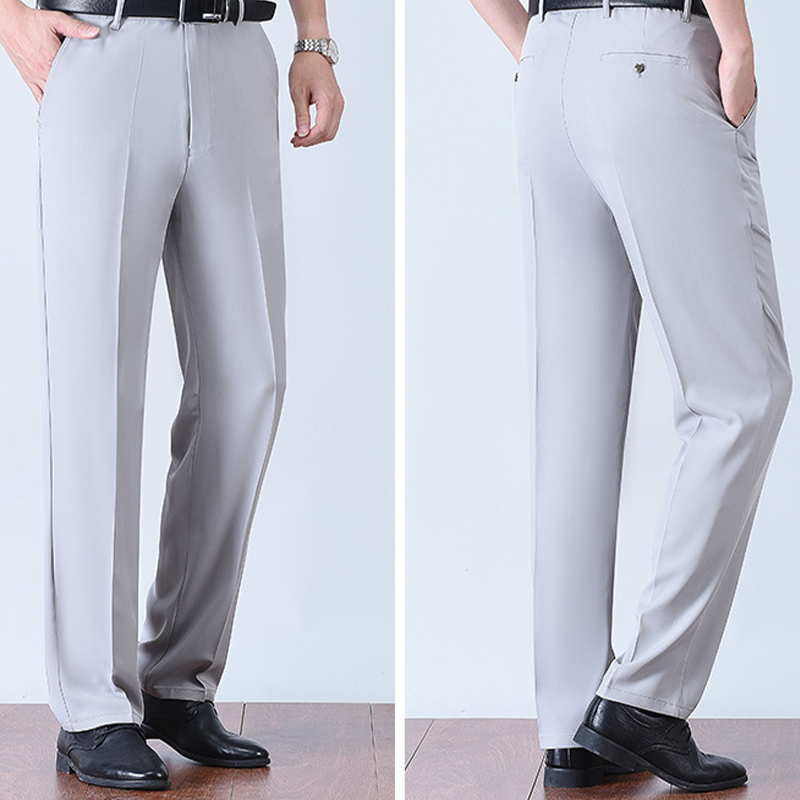 ❄️👖Pantaloni da Uomo in Seta Ghiaccio ad Asciugatura Rapida