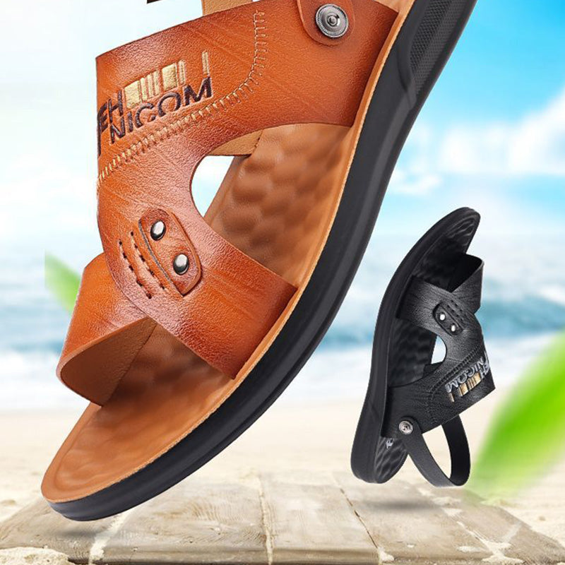 🔥 Solo per un periodo limitato 🔥50% DI SCONTO Sandali da uomo antiscivolo 2 in 1 con punta aperta