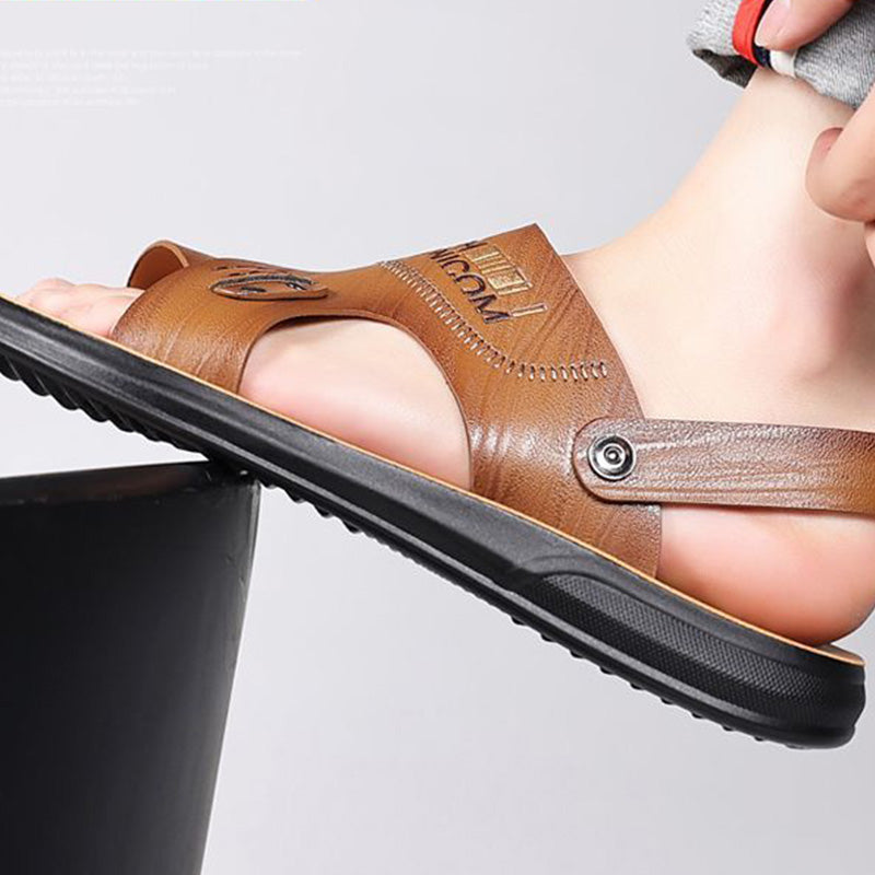 🔥 Solo per un periodo limitato 🔥50% DI SCONTO Sandali da uomo antiscivolo 2 in 1 con punta aperta