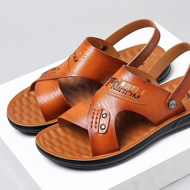 🔥 Solo per un periodo limitato 🔥50% DI SCONTO Sandali da uomo antiscivolo 2 in 1 con punta aperta
