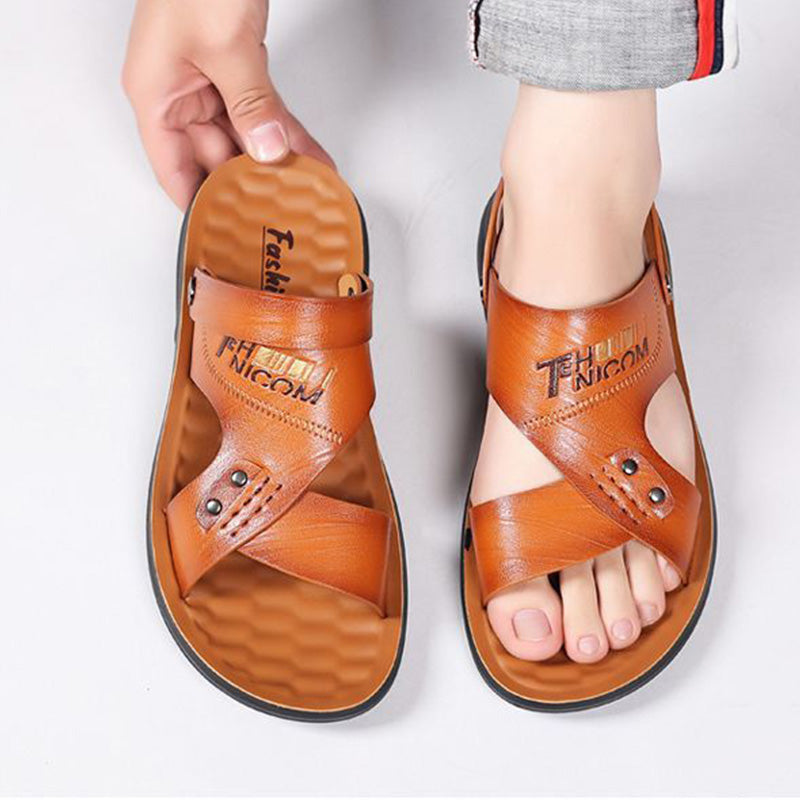 🔥 Solo per un periodo limitato 🔥50% DI SCONTO Sandali da uomo antiscivolo 2 in 1 con punta aperta