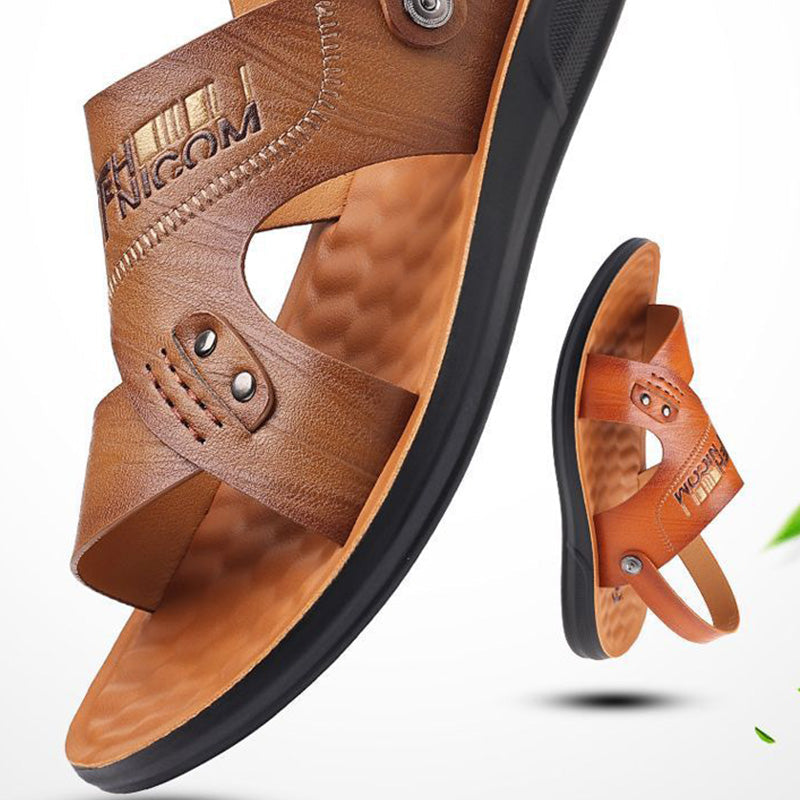 🔥 Solo per un periodo limitato 🔥50% DI SCONTO Sandali da uomo antiscivolo 2 in 1 con punta aperta