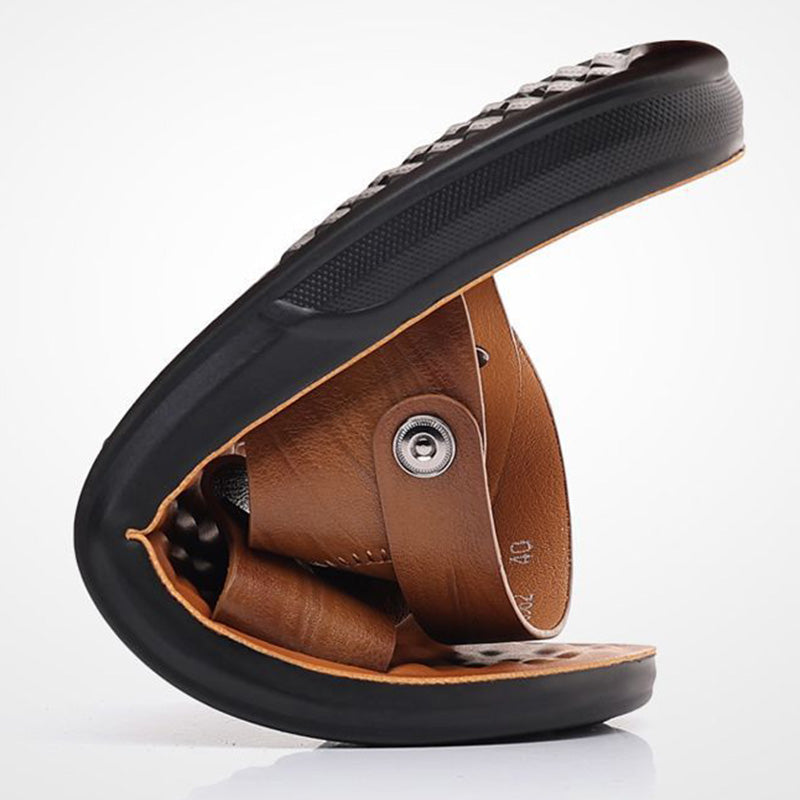 🔥 Solo per un periodo limitato 🔥50% DI SCONTO Sandali da uomo antiscivolo 2 in 1 con punta aperta
