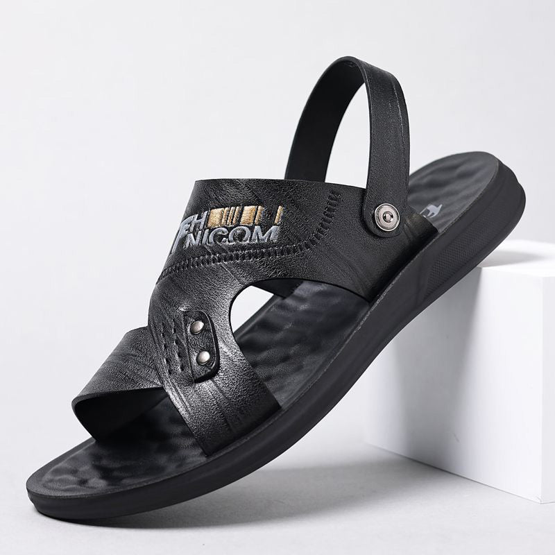 🔥 Solo per un periodo limitato 🔥50% DI SCONTO Sandali da uomo antiscivolo 2 in 1 con punta aperta