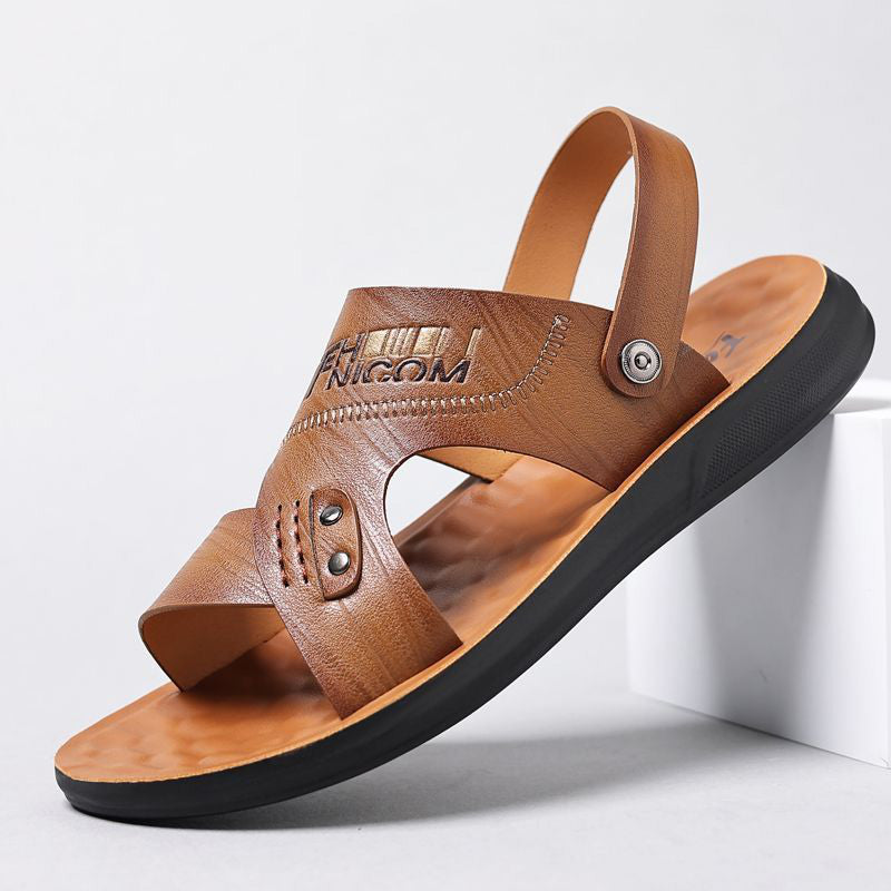 🔥 Solo per un periodo limitato 🔥50% DI SCONTO Sandali da uomo antiscivolo 2 in 1 con punta aperta