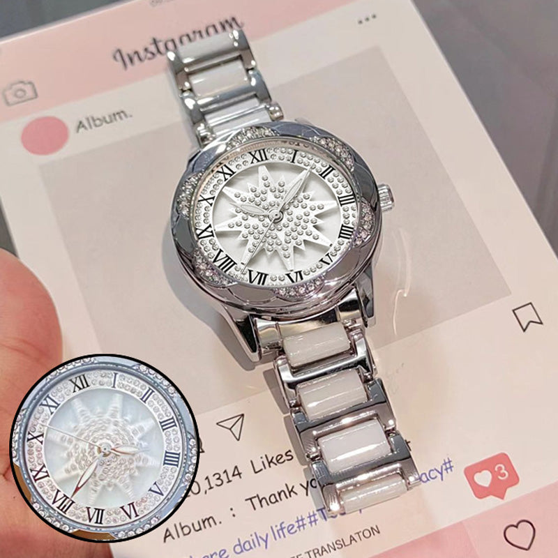 🔥Offerta a Tempo Limitato Sconto del 50%🔥Orologio da Donna al Quarzo con Strass