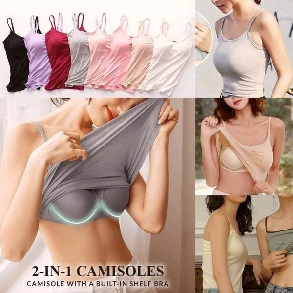 Comfitank –✨Ultimo giorno SCONTO 50%✨Canotta da donna con reggiseno integrato