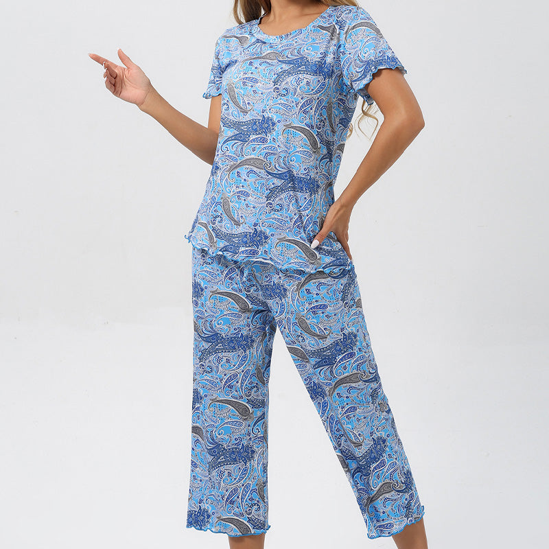 🎁Super Saldi Sconto del 50%⏳Pigiama da donna con stampa, top e pantaloni